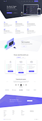 Landing page keepassx dribbble