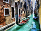 Narrow Canal, Venice, Italy <br/>photo via luvfashion