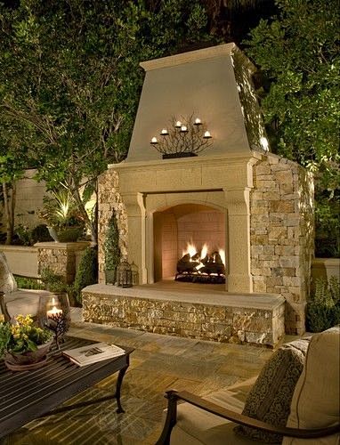 outdoor fireplace!: 