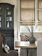 Dining Room Hutch. Charcoal Dining Room Hutch. Interior Design by Beth Webb Interiors.