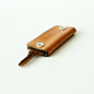 Super Slim Handmade Natural Leather Key Case