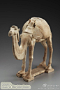 隋驮琵琶骆驼，34.7 x 42.5 cm，美国波士顿美术馆藏