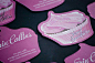 16pt Silk Business Card Custom Cup Cake Die-Cut