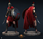 Hunter, Denis Melenets : "Hunter". Made for "Sparta : War of Empires" social game.