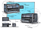 SHINVA_Automatic Blood Analyzer_Preliminary Design_PST Sketch_Concept B1