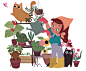 Gardening : Gardening with best friend. Made for my portfolio online on Bright Group Agency.