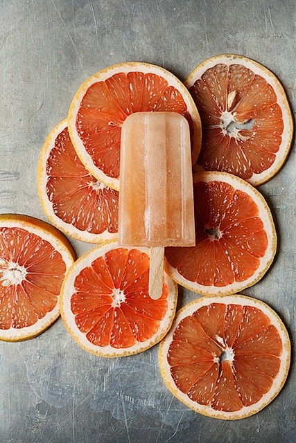 橘子冰棒 #甜品#