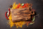 General 2500x1667 wood food spices colorful