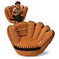 Gund All Stars Sports Glove Chair: 