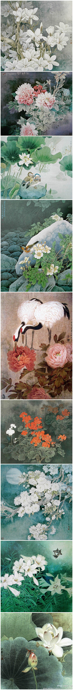 季子乌采集到国风花鸟人/山水古画