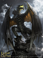 The Dark Knight Dragon by Rutkowski - CGHUB