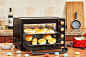 Midea/美的 T3-L326B 电烤箱家用烘焙多功能独立控温32L烤叉烧烤-tmall.com天猫