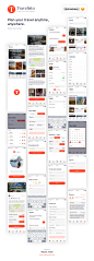 旅行类app Travelisto UI界面设计 sketch素材下载 - UI社