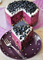  #蓝莓蛋糕#