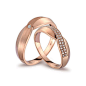 luxurious-diamond-couples-wedding-ring-bands-on-18k-rose-gold.jpg (600×600)