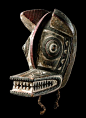 Africa | Zoomorphic mask from the Nunuma people of Burkina Faso | wood, pigment | ca. 1977