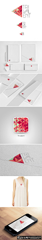VI品牌设计 Trivalent 品牌形象设计 简约风格Trivalent 品牌logo设计 高档Trivalent 品牌卡片名片