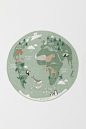 World Map Cotton Rug - Green/map - Home All | H&M US