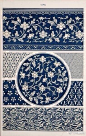 中国传统青花纹样