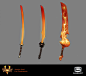 Weapons - Dungeon Hunter 5 Updates, Jocelyn Joret : Weapons concepts for the mobile device Gameloft game Dungeon Hunter 5 updates in 2014 - 2015