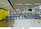 CHENGDU,CHINA - JUN 2,2011: Gate in new opened subway of chengdu No.1 Line in chengdu,china. - stock photo