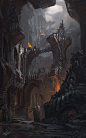 Riot Games: Noxus, Gabriel Yeganyan : Here are some other concepts I did with Riot Games exploring the layers of Noxian cities for League of Legends. More info on Noxus here: <a class="text-meta meta-link" rel="nofollow" href="