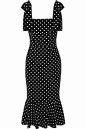 美国直邮Dolce ＆ Gabbana 432196女波点印花真丝连衣裙包邮-tmall.hk天猫国际