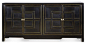Greek Key Cabinet Colors and Sizes - asian - buffets and sideboards - other metro - Charlotte and Ivy