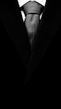 黑色质感绅士男人领带H5背景
