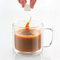 IBTOO 高硼硅玻璃复古双层水杯-回想（TMES）水杯 咖啡杯