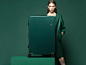 色彩：森绿色
产品：GINKGO银杏复古旅行箱
公司：ITO（上海）
设计师：刘知礼
时间：2014