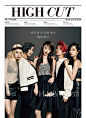 F(x)组合登韩国杂志《HIGH CUT》2014年7月刊封面