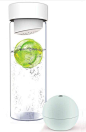 Fruit Infused Water Bottle w/ Ice Ball