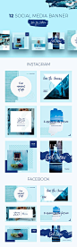 Blue Sky Social Media Templates - download freebie by PixelBuddha - Tap the link to shop on our official online store! You can also join our affiliate and/or rewards programs for FREE!