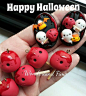 #halloween clay charms