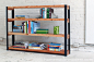 How To: Make an Industrial Chic Bookshelf from Hardware Store Parts : One key to giving any room in your house a warm, masculine texture: clever use of materials. This DIY bookshelf project nails the multi-media look with basic iron and wood...