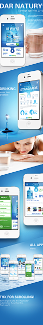 Nestle Waters Concept App on Behance