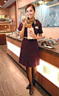 Hong Kong Airlines Chief purser cabin crew uniform 謝安琪 空姐 Look