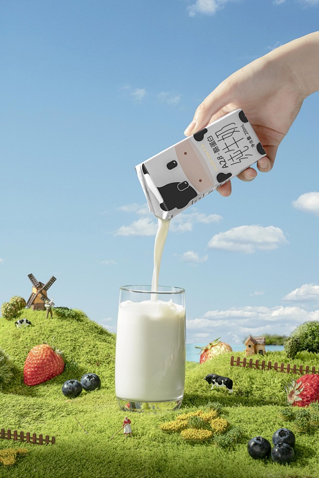 卡士 儿童牛奶包装设计、IP设计