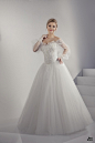 Ricca Sposa 2014 Wedding 一字领婚纱 长袖婚纱 Dresses