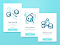 Dribbble onboarding