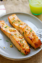 Honey Mustard Baked Salmon - moist, juicy and best baked salmon ever with honey mustard. Takes 10 mins active time and dinner is ready! | rasamalaysia.com