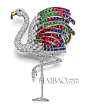 卡地亚 (Cartier) 珠宝
温莎公爵夫人的“火烈鸟”胸针@北坤人素材