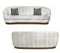 Pearl Sofa  Transitional, Metal, Upholstery  Fabric, Sofas  Sectional by Carlyle Collective