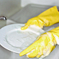 赛立特 橡胶厨房家务手套细绒耐用防水洗碗洗衣家务清洁乳胶手套-tmall.com天猫