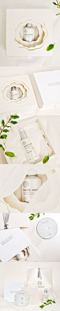 THE FACE SHOP-WHITE SEED BRIGHTNING SERUM PRESS KIT cosmetics packaging design