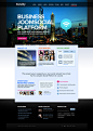Sociality Joomla Template on Behance #网页设计# #排版#