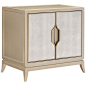 Caracole Adela Blush Taupe Nightstand