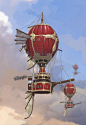 B11 #steampunk #steampunkart #airship #artwork www.steampunktendencies.com