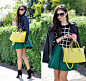 Alba . - Sheinside Jacket, Choies Skirt, Daniel Wellington Watch - ...Green Lima...